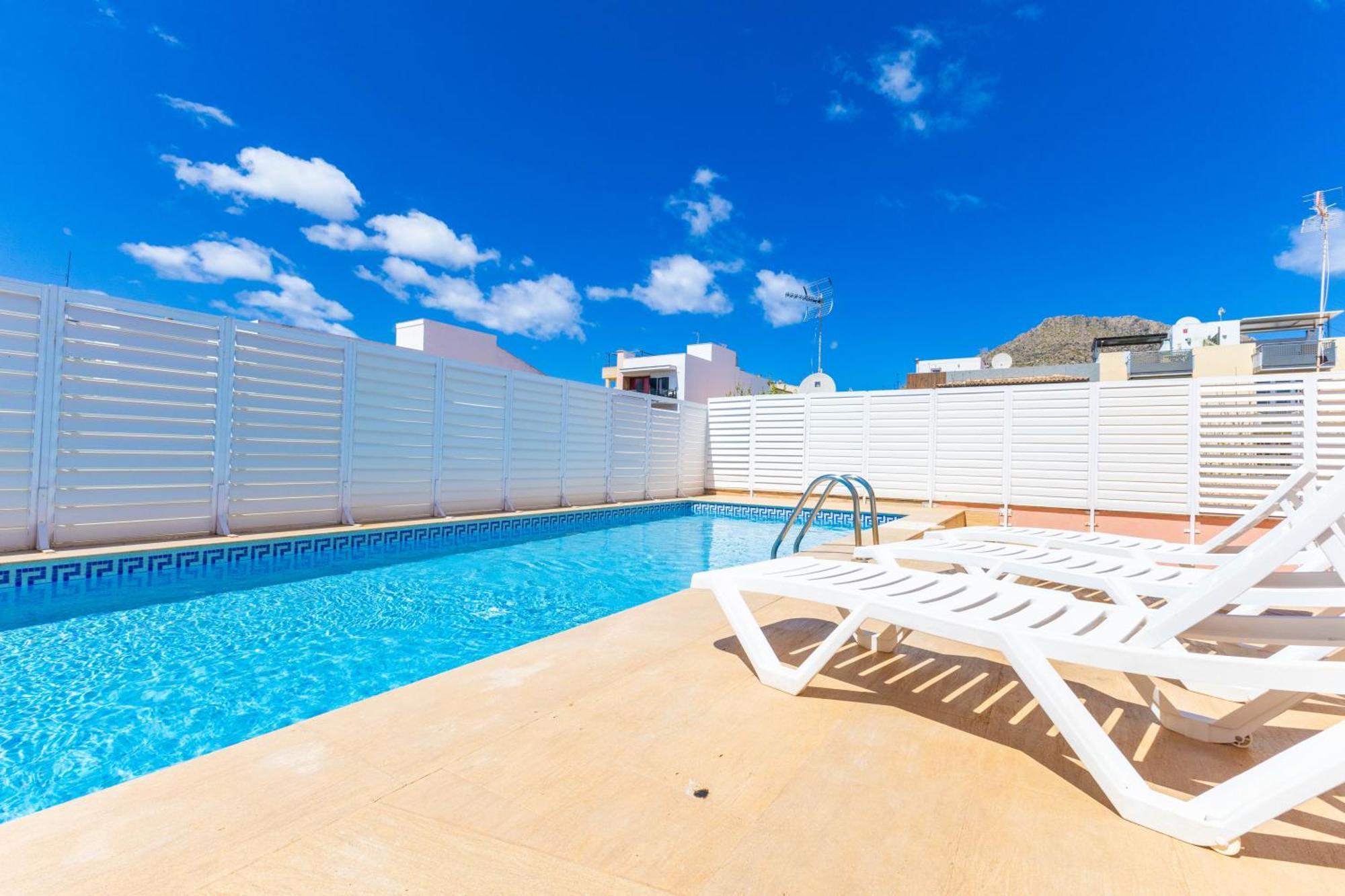 Nice Apartment With Wifi And Pool Port de Pollença Extérieur photo